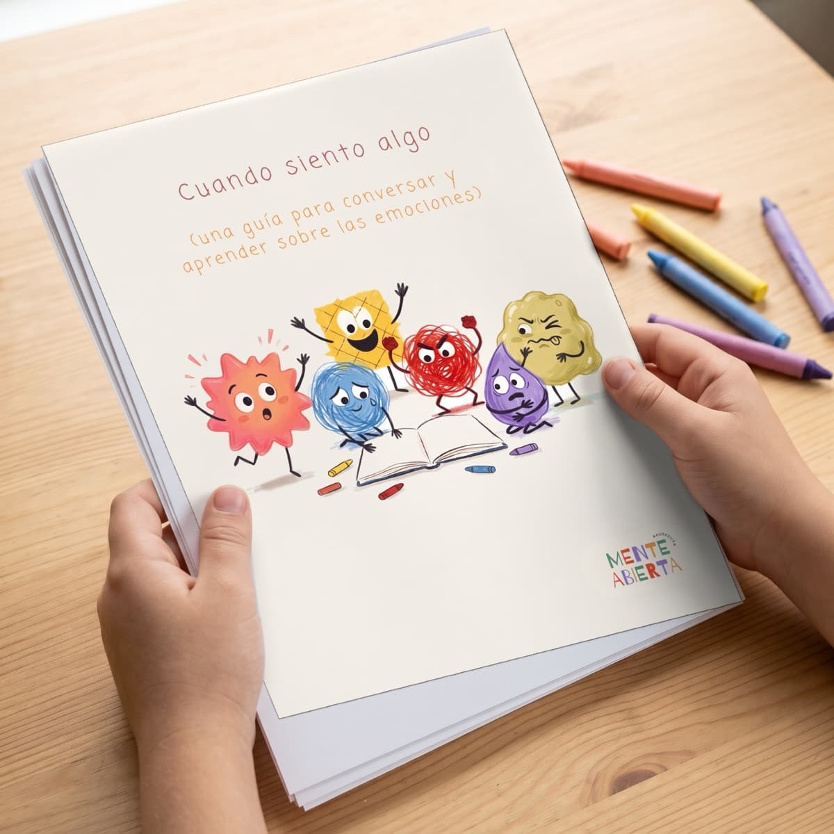 Cuaderno Cuando siento algo impreso